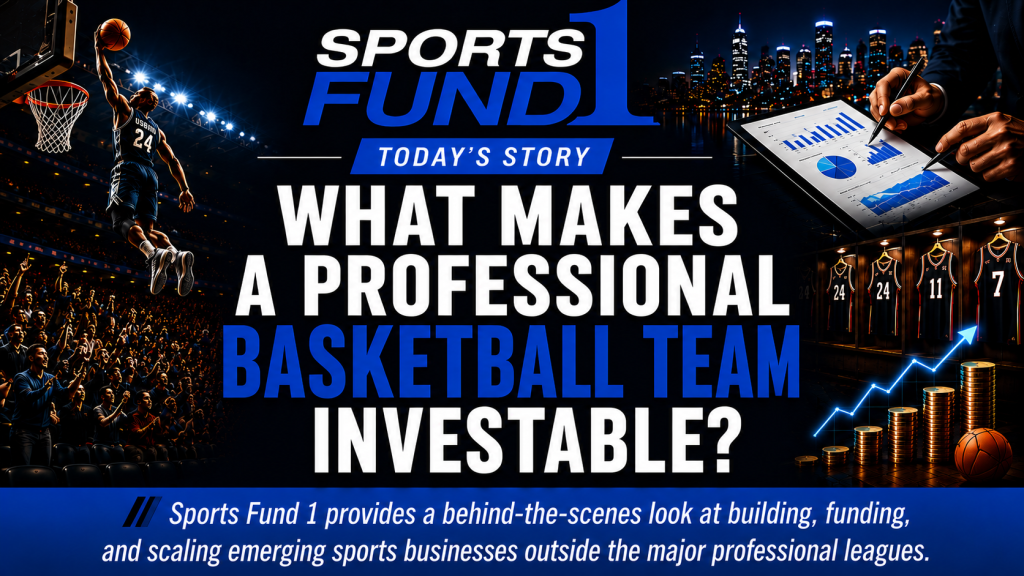 What Makes a Professional Basketball Team Investable? Sports Fund 1 Investing in Professional Basketball Teams